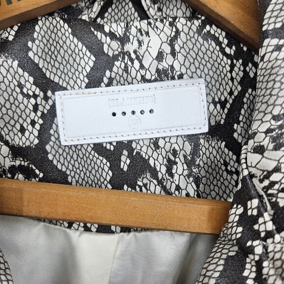 New BLANKNYC Break Away Snake Print Jacket Womens XS Faux Leather Blank NYC - Picture 3 of 7